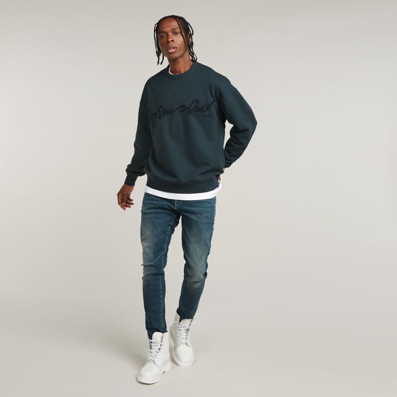 G-Star Chenille G-Script Loose Sweater image number 3